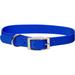 Personalized Blue Single-Ply Dog Collar, Small