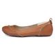 Hush Puppies Women's Janessa Ballet Flats, Brown Tan Leather, 5 UK Wide