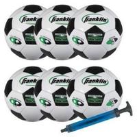 Franklin Sports Competition 100 Soccer Ball Team Pack w/Pump