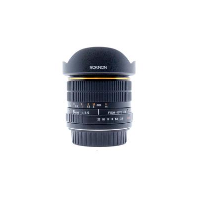 Used Rokinon 8mm f/3.5 Fisheye - Canon EF Fit