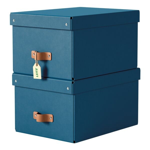 Leitz Archiv-Box »Puro« 27/37/20 cm 2 Stück 17 L blau, 27x20x37 cm Image