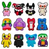 12/50 Stück Fuggler Monster Schuh Charms Zahn Monster Schuhe Zubehör Dekoration für Clog Sandalen Garten Schuh Schnalle Kinder Geschenke
