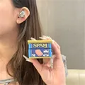 Per Samsung Galaxy Buds 3 Pro/Buds Fe/Buds Pro/Buds3/Buds Live, custodia per auricolari in silicone con design creativo e carino con frutta in scatola con gancio
