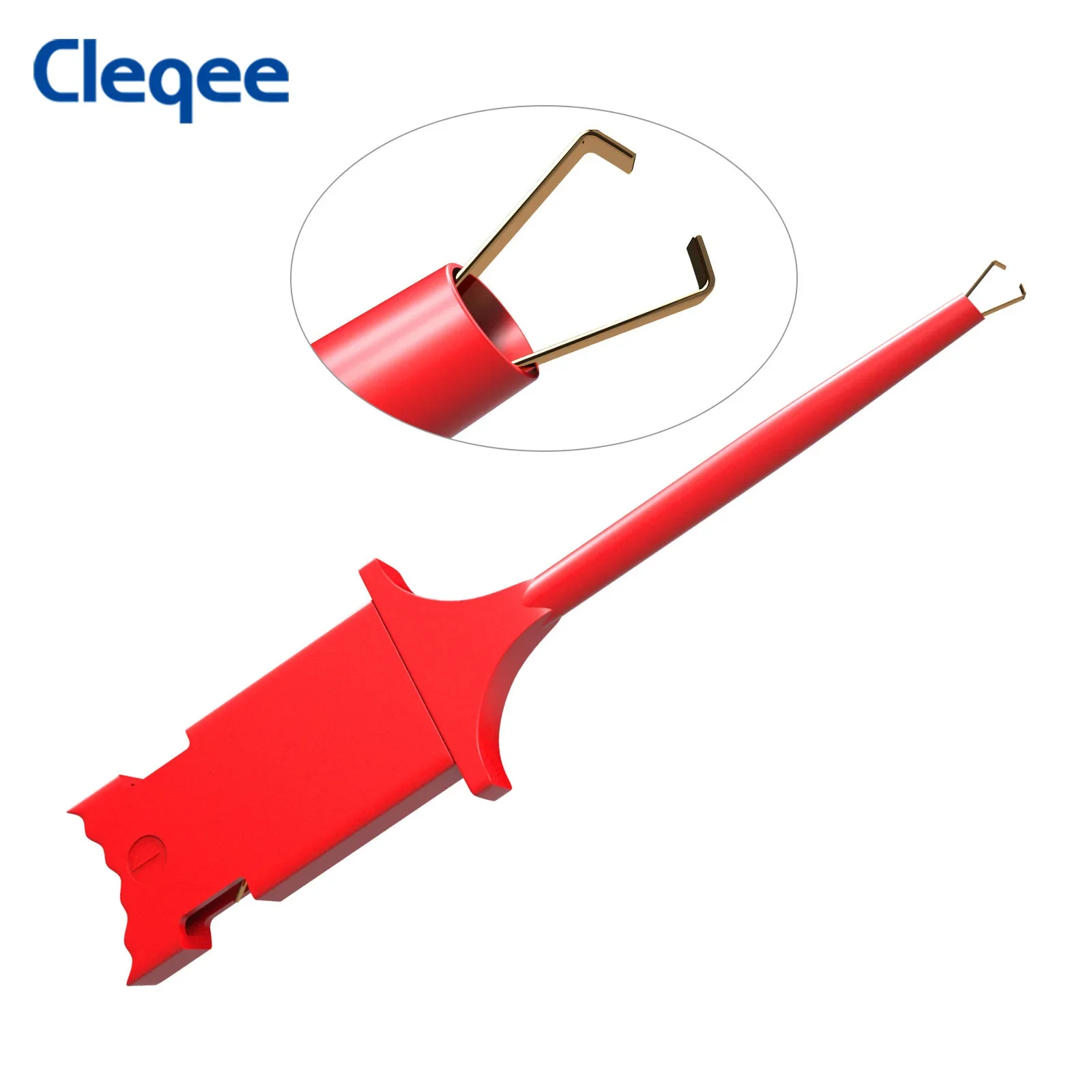 Cleqee P5013 Mini Grabber SMD IC Test Hook Clip Connect DuPont Female Jumper führt ohne Löten für Logikanalysatoren Image
