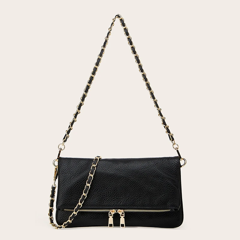 Mode femmes sac sacs à main chaîne décontractée une épaule sac de messager nouveau à la mode dame rabat sacs croisés pochette sacs à main sac sous les bras