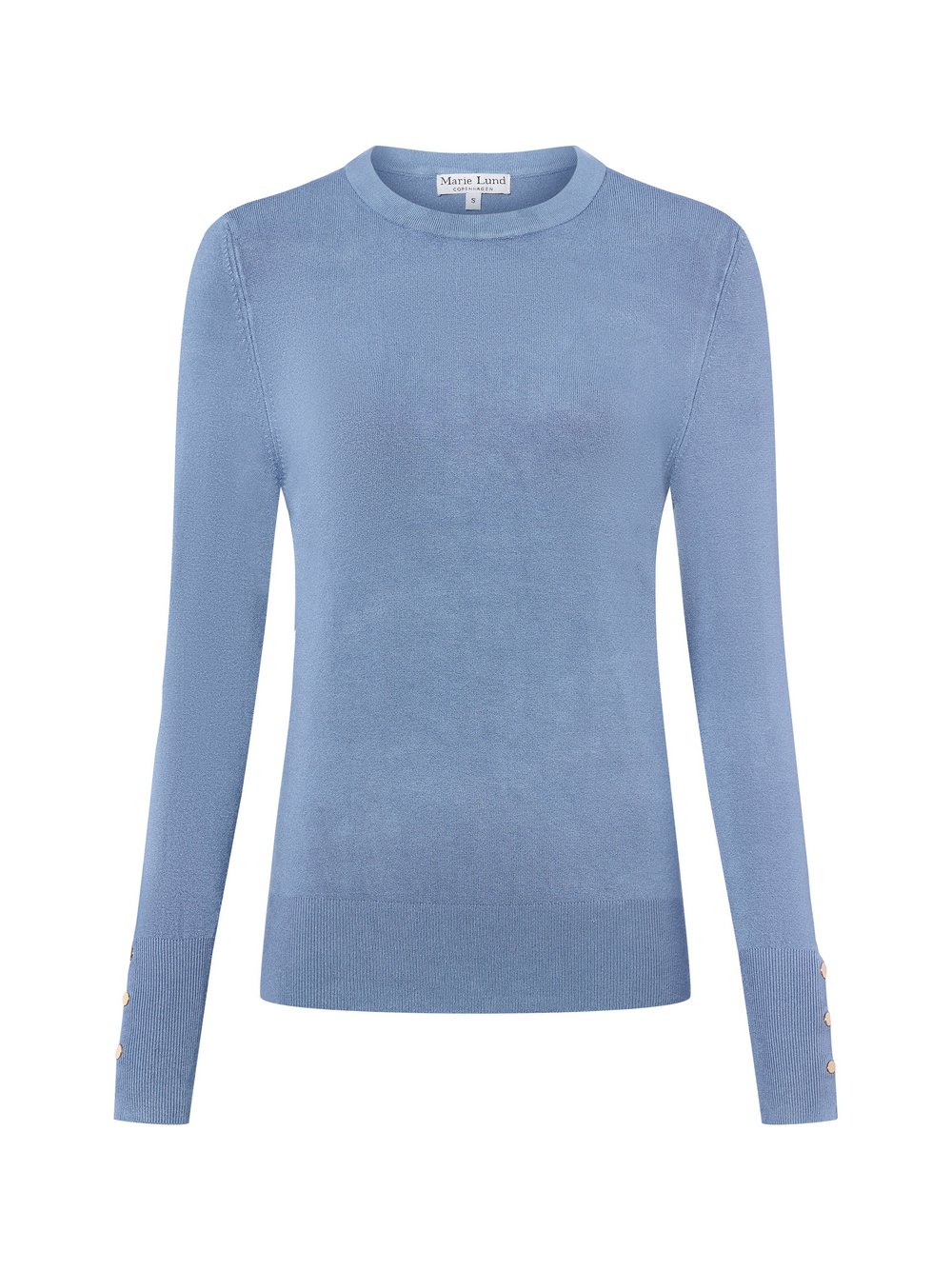 Marie Lund Feinstrickpullover Damen hellblau, M Image