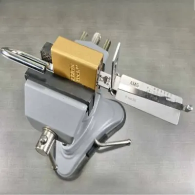 Lishi 2-in-1 Pick Lock Picking Master Key Decoder Lockpick Master M1/MS2 AM5 Lishi Schlosserwerkzeuge für Haustür-Zivilschlösser