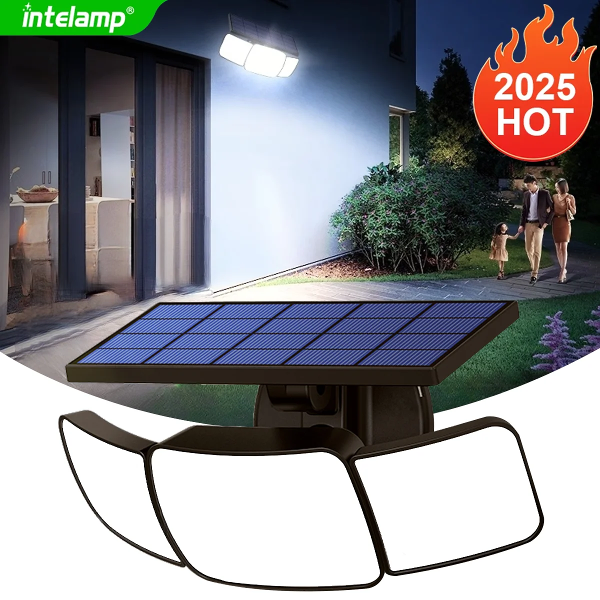 1200LM Solar Licht für Outdoor Solar Lampe Sonnenlicht Motion Sensor Licht Fernbedienung Wasserdicht Garten Straße Wand Hof Lampe