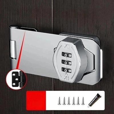 Combination Lock for Wooden Cabinet 3-Digit Password Code Hasp Latch Lock Twist Knob Drawer Cupboard Locker Gun-Safe Closet Box