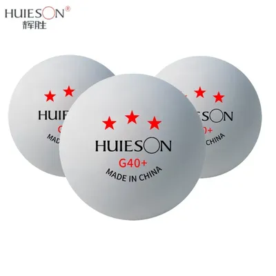 Huieson 3 Star Table Tennis Training Balls G40+ White Orange ABS Ping Pong Balls for Table Tennis Club Training