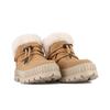 Winterboots PALLADIUM "PALLASHOCK LO HIVER", Damen, Gr. 42, irish braun, Leder, sportlich, Schuhe, Winterschuhe, Winterstiefel, Snowboots, wasserabweisend & gefüttert