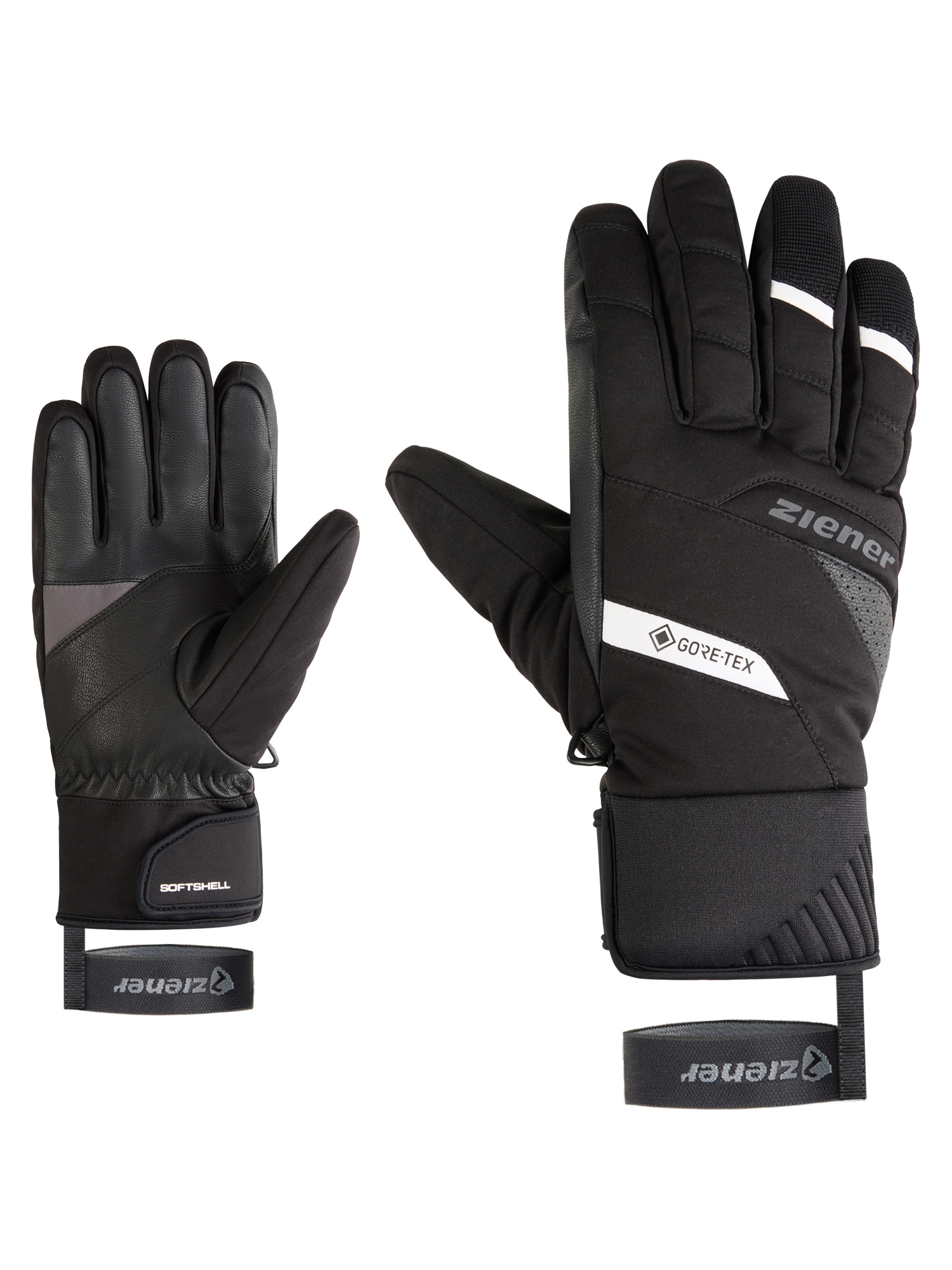 Skihandschuhe ZIENER "GOKONI-Z GTX PR glove man", Herren, Gr. 9.5, schwarz, Materialmix, Handschuhe Image
