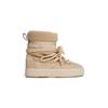 Schnürboots TOMMY HILFIGER "TOMMYTECH LOGOTAPE SNOWBOOT WARM", Damen, Gr. 40, braun (hellbraun), Textil, Veloursleder, modisch, Schuhe, Plateau, Schnürboots, Outdoorschuh, Textilband mit Logoschriftzug