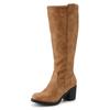 Weitschaftstiefel LASCANA, Damen, Gr. 39, XL-Schaft, braun (camelfarben), Obermaterial: 100% Lederimitat. Futter: 100% Textilmaterial. Decksohle: 100% Textilmaterial. Laufsohle: 100% Synthetik, elegant, Schuhe Weitschaftstiefel...