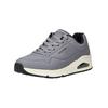 Sneaker SKECHERS "Skechers Sneaker Lederimitat", Herren, Gr. 49,5, grau, Lederimitat, casual, Schuhe
