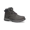 Winterboots DOCKERS BY GERLI, Herren, Gr. 47, grau (dunkelgrau), Lederimitat, Schuhe, Schnürboots mit Warmfutter