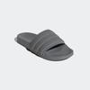 Pantolette ADIDAS SPORTSWEAR "ADILETTE NOSHOWER SLIDES", Gr. 47, grau (grethr, grethr, grethr), Textil, sportlich, Schuhe