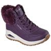 Schnürboots SKECHERS "UNO RUGGED - FALL AIR", Damen, Gr. 40, rot (weinrot), Lederimitat, Textil, sportlich, Schuhe, Winterboots mit Air-Cooled Memory Foam Komfort-Innensohle, Topseller