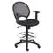 Boss Mesh Back Drafting Chair with Adjustable Arms