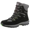 Winterboots POLARINO "Glacier", Herren, Gr. 43, grau (anthrazit, schwarz), Nylon, Synthetik, kontrastfarbene Details, casual, Schuhe, mit Comfortex-Membrane