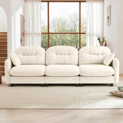 Seat modular combination sofa, high quality chenille fabrics