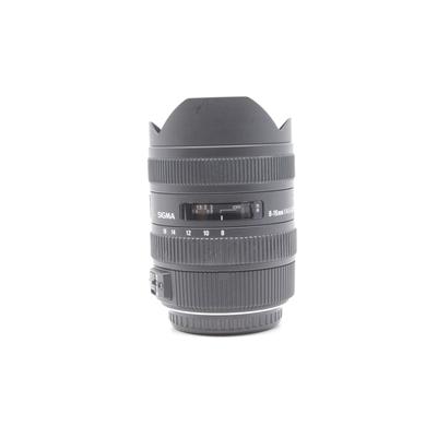 Used Sigma 8-16mm f/4.5-5.6 DC HSM - Canon Ef-S Fit