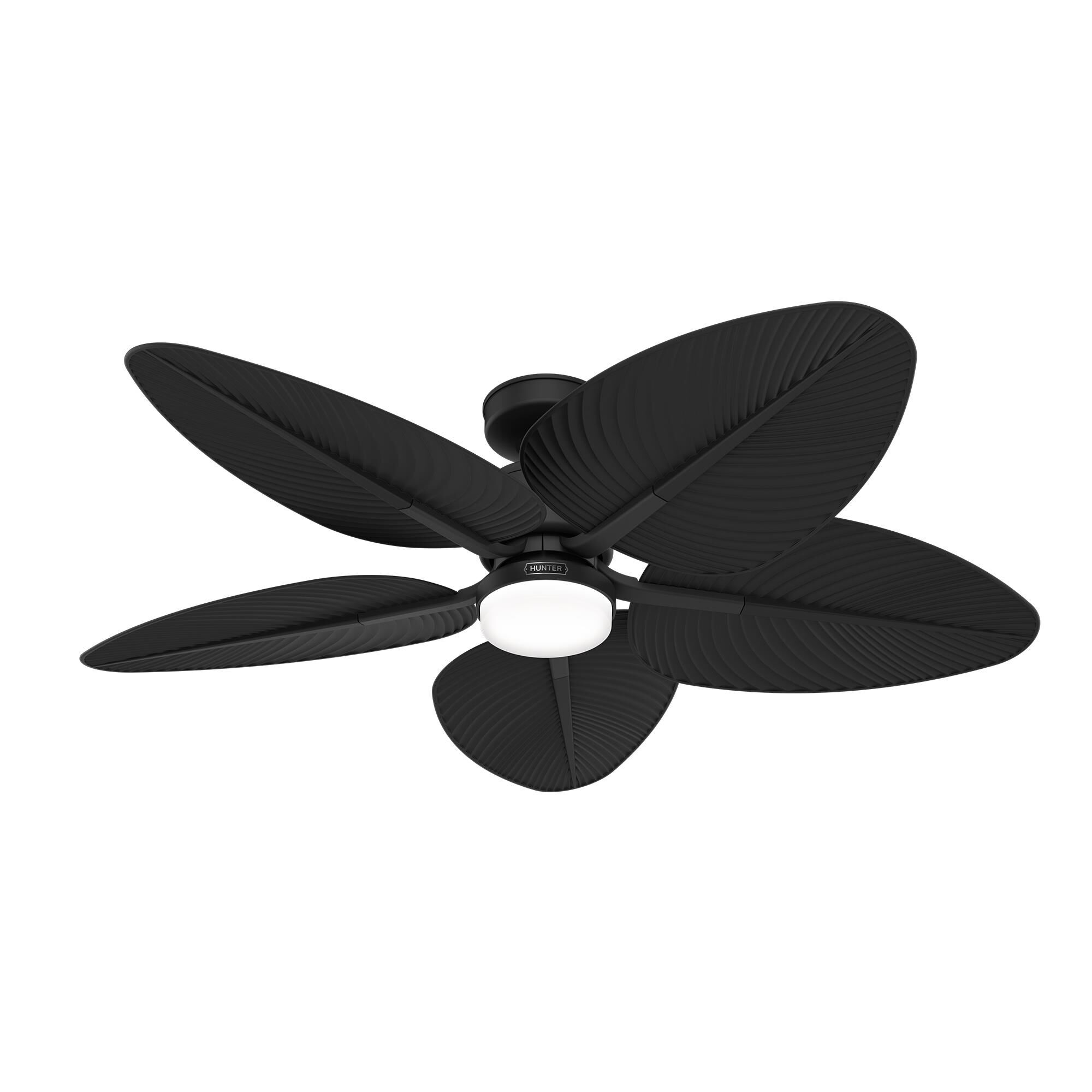 Hunter Fan Tropic View 52 Inch Ceiling Fan with Light Kit - 53013