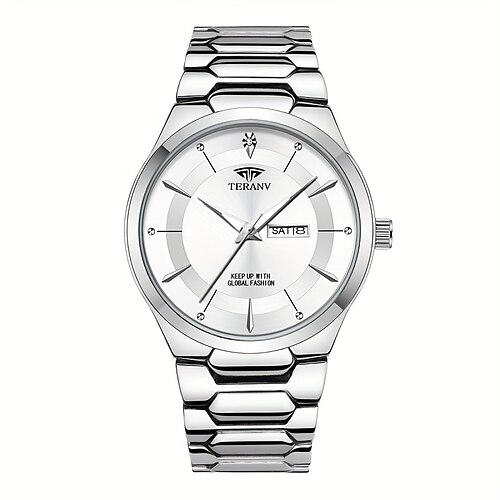 eine neue originelle Herrenuhr im Business-Stil px7, wasserdichte, leuchtende Quarzuhr mit Datums- und Tagesanzeige, modisch, trendig, lässig und vielseitig, ideales Geschenk für Leben und Reisen, Image