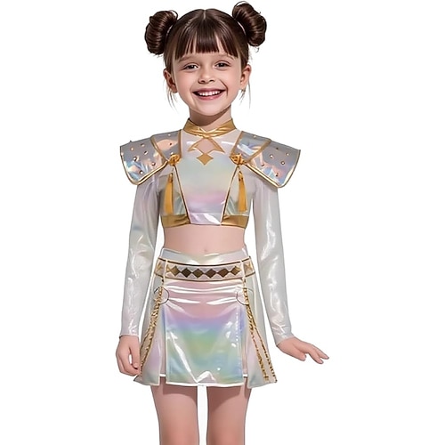 Von koreanischen Idolen inspiriert Popstar Outfits Mode Cosplay-Kostüm Virtuelles Idol for Damen Mädchen Erwachsene Kinder Halloween Leistung Halloween Image