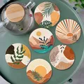 Sottobicchiere in legno a forma di cane per bevande, tè, caffè, elegante arredamento per la casa e il ristorante, tappetino per tazze in legno realizzato a mano, adorabile design per animali domestici