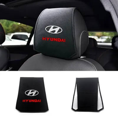 1/2Pcs Hyundai Car Headrest Cover Carbon Fiber Headrest Cover Head Rest Pad Neck Pillow For Hyundai Tucson Accent Elantra Sant