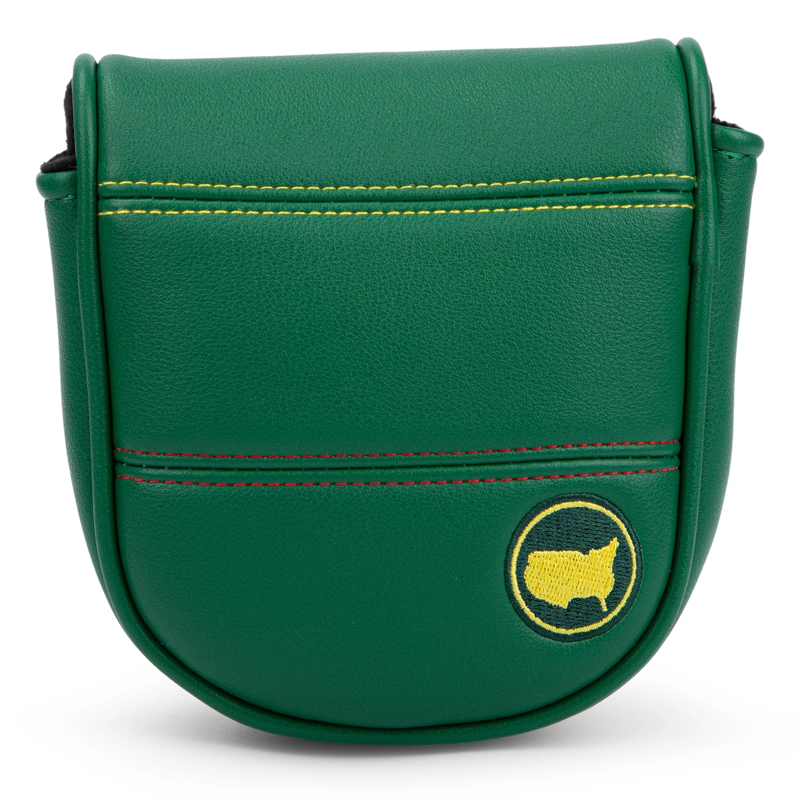 Golf Putter Covers DF3 Mallet Putter Green PU Leather Headcover with Magnetic Closure Golf Club Covers Mallet Putter Covers for