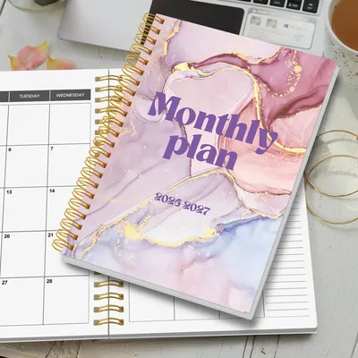 2026-2027 A5 Weekly & Monthly Planner – Jan 2026 to Dec 2027 Spiral Organizer with Calendar & Notes, School & Office Supplies