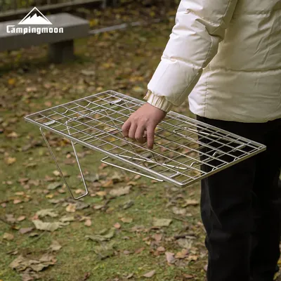 T-235A-2T stainless steel lightweight storage table, picnic camping lightweight multifunctional portable folding table