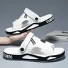Bebealy Herrenschuhe, atmungsaktiv, EVA, Strandsandalen, modische Herren-Sommer-Outdoor-Sandalen für Jugendliche, lässige Herren-Hausschuhe mit doppeltem Verwendungszweck