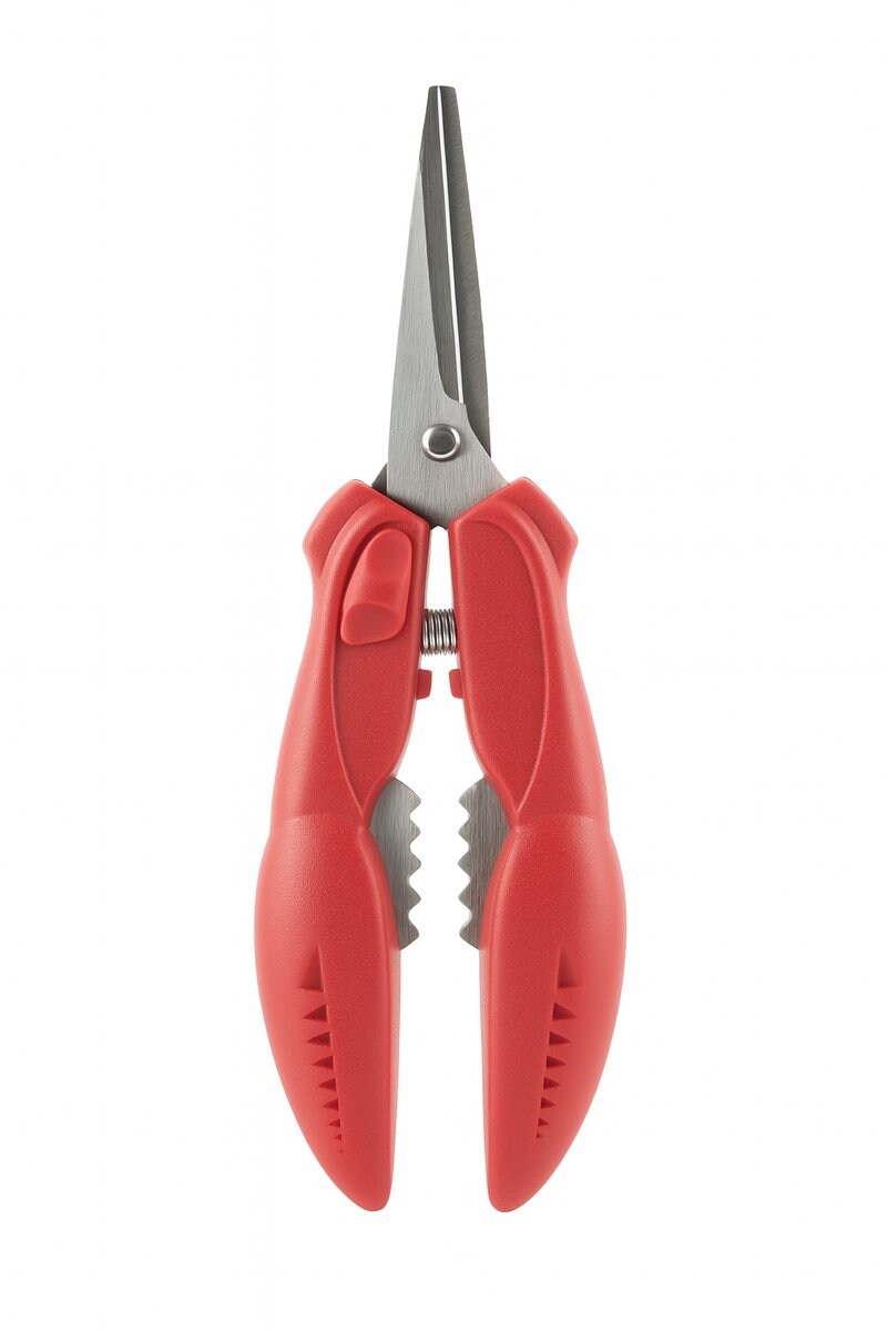 WDMT Rote Krabben- und Hummerschere – Starker Meeresfrüchteknacker – Rot Image