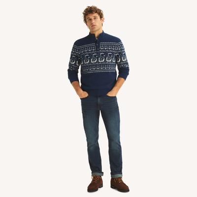 Nautica Men's Original Relaxed Stretch Denim 469 (Marine Blue), 36x34