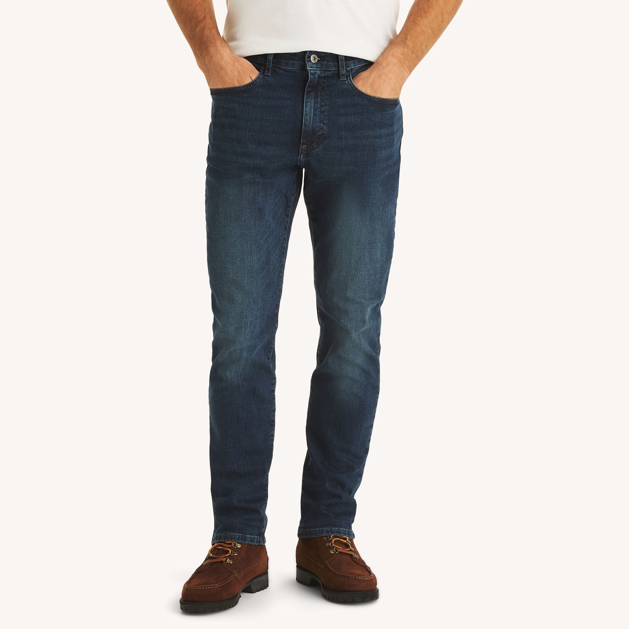 Nautica Men's Original Relaxed Stretch Denim 469 (Marine Blue), 34x30