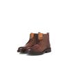Schnürboots JACK & JONES "JFWTREMOR", Herren, Gr. 44, braun (cognac used), Leder, casual, Schuhe, mit Innenreißverschluss