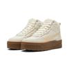 Winterboots PUMA "KARMEN II IDOL MID WTR", Damen, Gr. 36, frosted ivory, canvas, Leder, sportlich, Schuhe