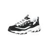 Sneaker SKECHERS "Skechers Sneaker Leder", Damen, Gr. 35, schwarz (schwarz, weiß), Leder, casual, Schuhe