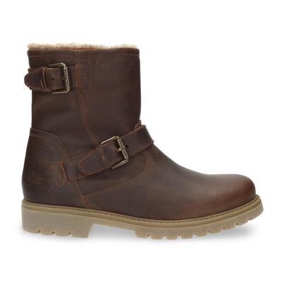 Winterboots PANAMA JACK "Faust", Herren, Gr. 40, braun (dunkelbraun), Leder, klassisch, Schuhe, Winterstiefel, Stiefel mit waterproof-Ausrüstung