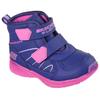 Klettstiefel SKECHERS "ILLUMI-BRIGHTS", Kinder, Gr. 21, bunt (navy, multi), Lederimitat, casual, Schuhe, Winterstiefel mit Blinkfunktion, Größenschablone zum Download