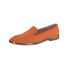 Slipper PAUL GREEN "Paul Green Slipper Nubukleder", Damen, Gr. 38,5, orange, Nubukleder, casual, Schuhe