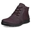 Winterboots ECCO "BABETT BOOT", Damen, Gr. 38, lila (pflaume), Nubukleder, unifarben, Basic, Schuhe, Schnürboots, Stiefelette mit herausnehmbarer Einlage, GORE-TEX