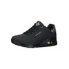 Sneaker SKECHERS "Skechers Sneaker Lederimitat/Textil", Damen, Gr. 40, schwarz (schwarz, schwarz), Lederimitat, Textil, casual, Schuhe