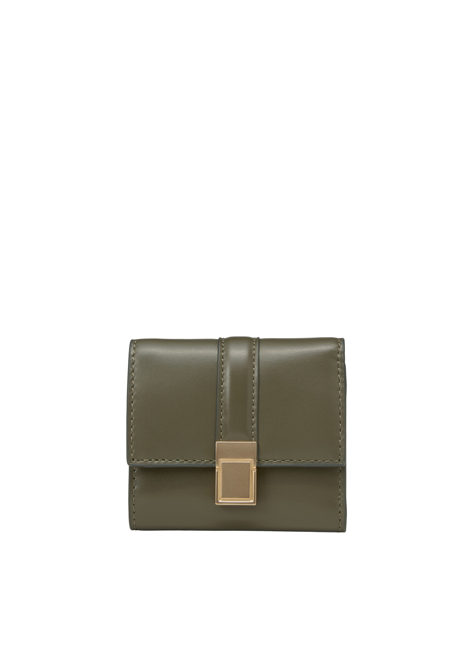 Geldbörse MARC O'POLO "aus edlem Lammleder", schwarz mossy olive, Leder, unifarben, Kleinlederwaren Image