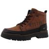 Winterboots MUSTANG SHOES "Peppin", Herren, Gr. 43, braun (cognac), Lederimitat, kontrastfarbene Details, modisch, Schuhe, Schnürboots, Trekkingboots mit TEX-Ausstattung