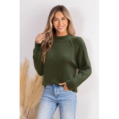 High & Mighty Green Sweater