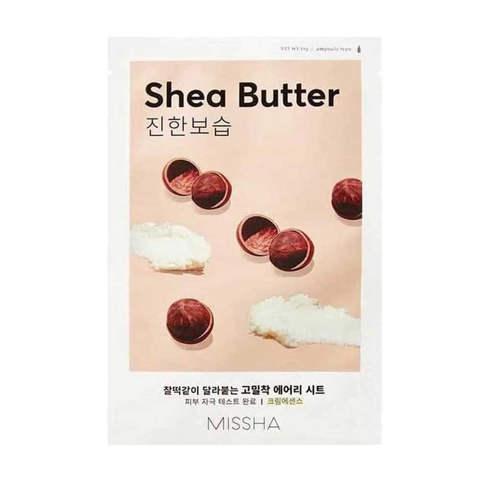 missha Airy Fit Beurre de Karité Maschera in Tessuto 19 g